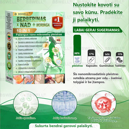 👩‍⚕️👩‍⚕️👩‍⚕️👩‍⚕️BSWELL® Nano mikroadatinis lieknėjimo pleistras – Matomi pokyčiai per 28 dienas Svorio kontrolei, širdies sveikatai, cukraus balansui, žarnynui ir sąnariams.