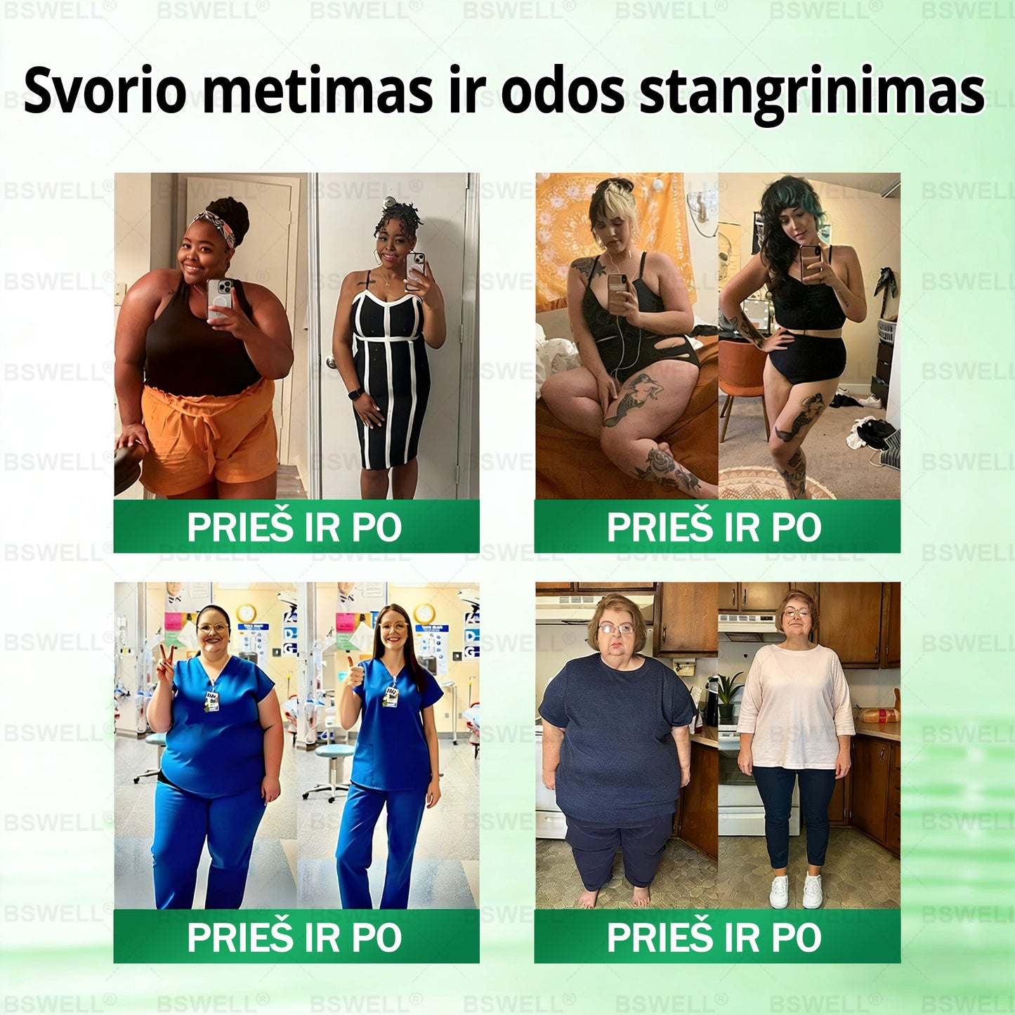 👩‍⚕️👩‍⚕️👩‍⚕️👩‍⚕️BSWELL® Nano mikroadatinis lieknėjimo pleistras – Matomi pokyčiai per 28 dienas Svorio kontrolei, širdies sveikatai, cukraus balansui, žarnynui ir sąnariams.