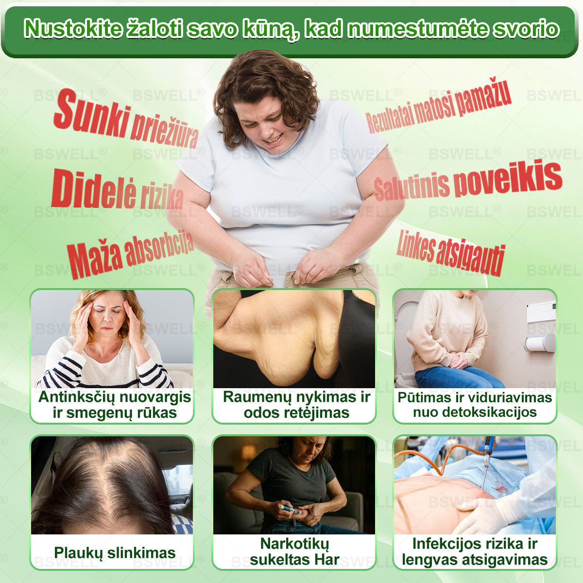 👩‍⚕️👩‍⚕️👩‍⚕️👩‍⚕️BSWELL® Nano mikroadatinis lieknėjimo pleistras – Matomi pokyčiai per 28 dienas Svorio kontrolei, širdies sveikatai, cukraus balansui, žarnynui ir sąnariams.