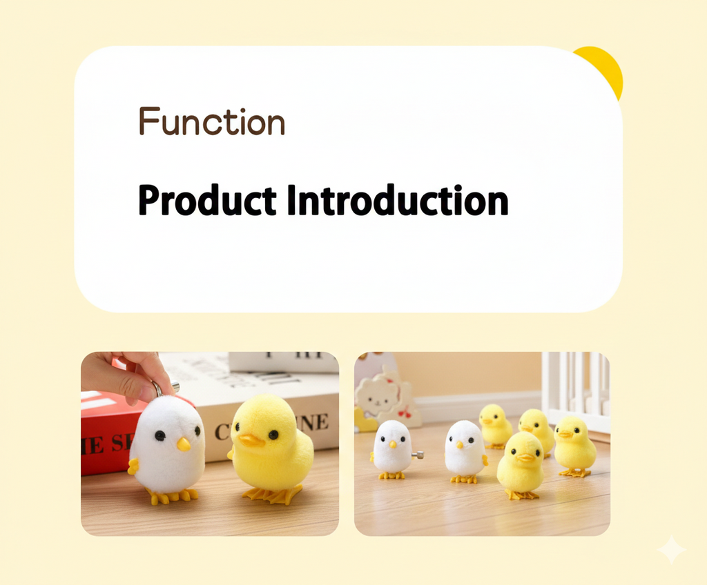 "Hop into Fun! 🐥 2Pcs Super Cute Wind-Up Jumping Chicks & Ducks | Fluffy & Realistic Holiday Surprise"