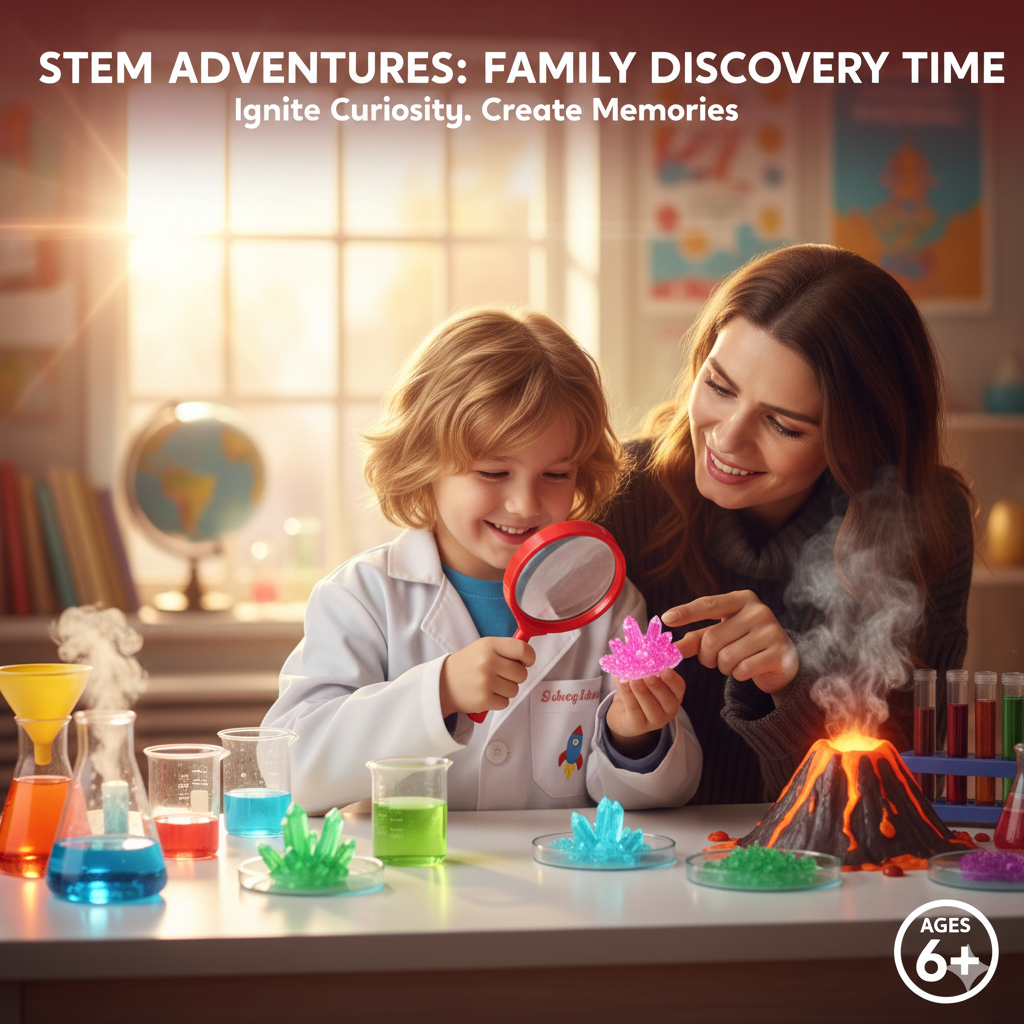 Mega Science Kit for Kids - 85+ STEM Educational Experiments - Fun & Safe Science Gifts for Boys & Girls Ages 6-12 | Chemistry, Physics, Biology Lab Set