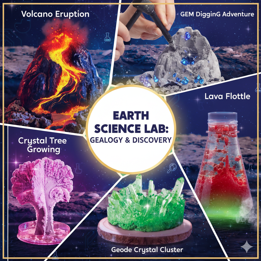 Mega Science Kit for Kids - 85+ STEM Educational Experiments - Fun & Safe Science Gifts for Boys & Girls Ages 6-12 | Chemistry, Physics, Biology Lab Set